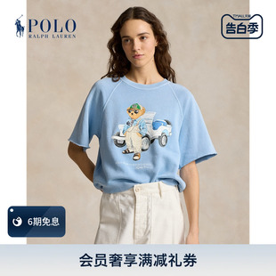 拉夫劳伦女装 Ralph RL25553 Lauren 棉Polo Bear运动衫 24夏宽松版