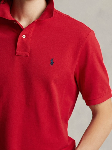 Классическая сетчатая теннисная рубашка узкого кроя Ralph Lauren/Ralph Lauren в одном стиле для мужчин и женщин RL14466