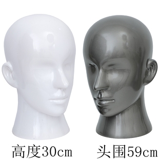 模特头道具头模陈列道具假发模特头帽子饰品VR眼镜展示模型假人头