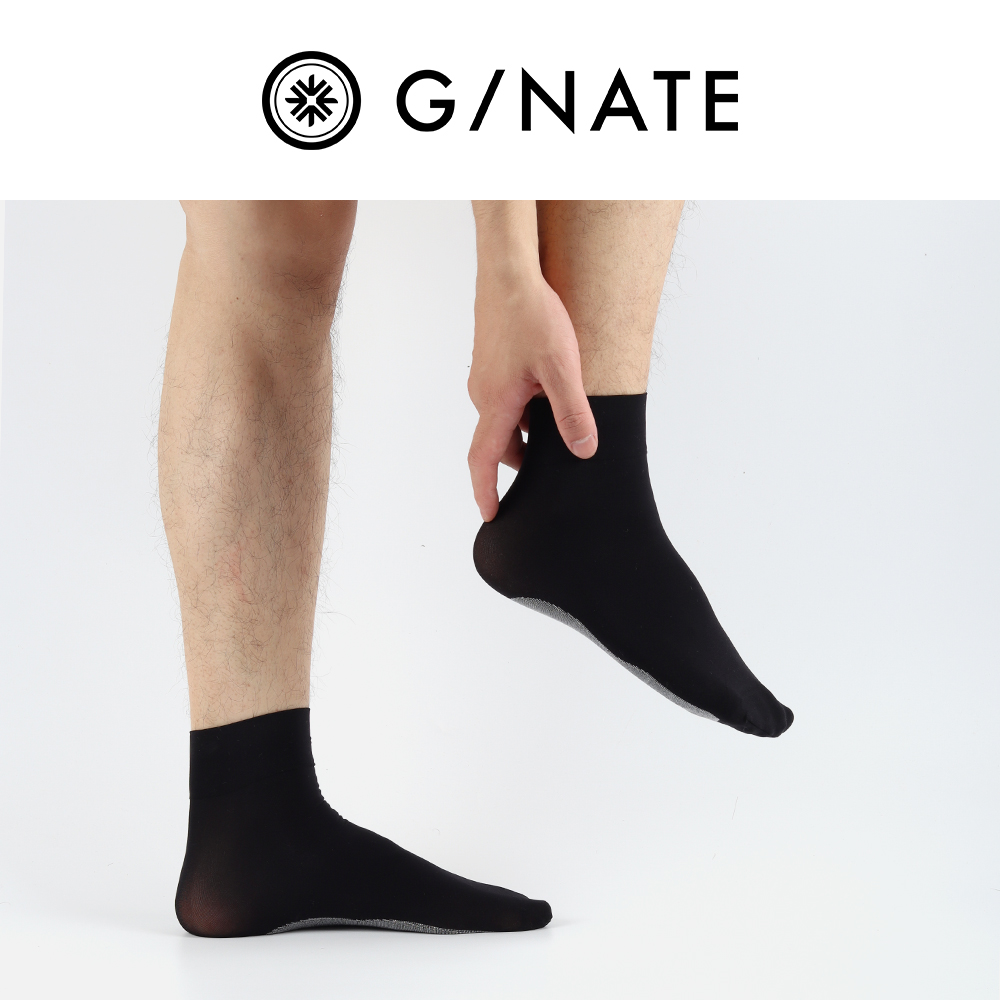 G/NATE及图 男士钢丝袜天鹅绒防勾丝耐磨春夏薄款短丝袜丝袜短袜