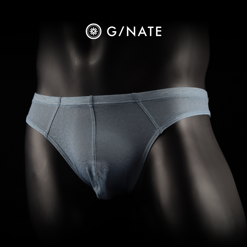 GNATE及图 内裤男三角裤性感网纱冰丝全透明蕾丝低腰透气凸大囊袋