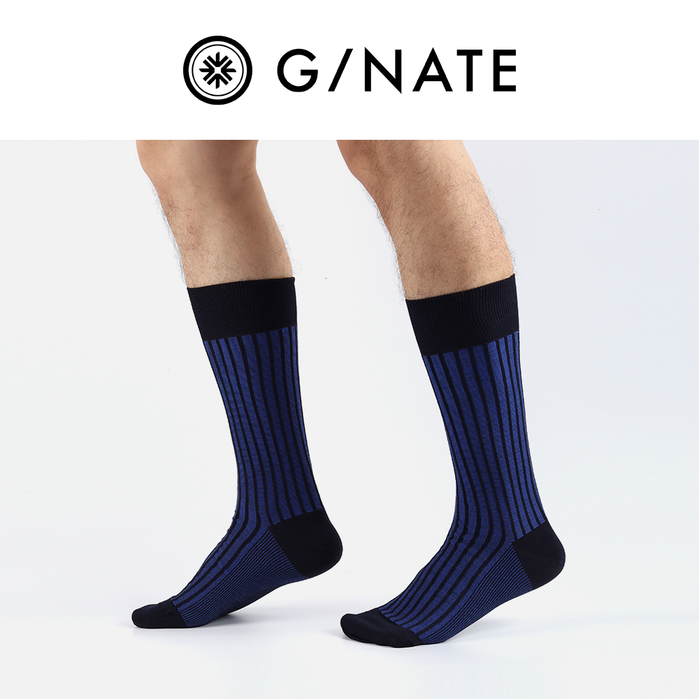 G/NATE及图男士秋季薄高筒中筒袜