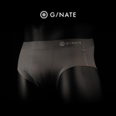 双面莫代尔男士 三角裤 网眼透气排汗男生三角内裤 GNATE及图 衩薄款