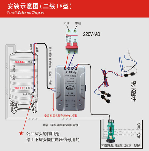 全自动电子液位水位控制开关