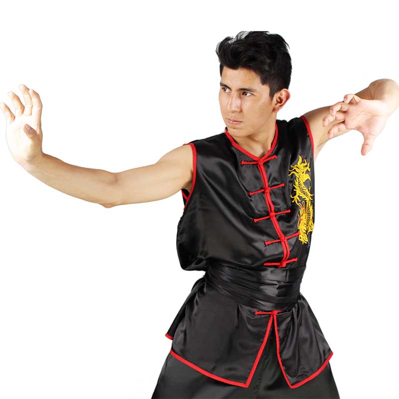 南拳服装中国风武术服儿童训练南拳服练功服男夏季武术比赛竞赛服