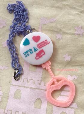 日本正品原宿 nile perch 可爱装饰爱心项链