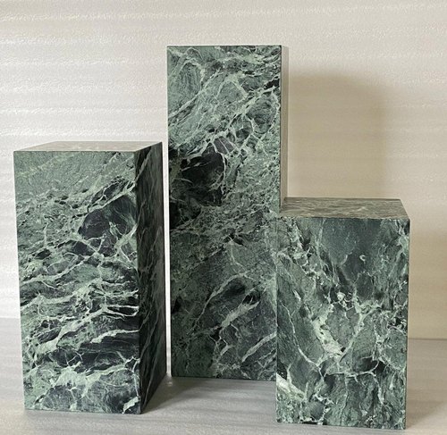 大理石石墩定制底座酒店大堂会所落地雕 塑展示台办装饰品摆件