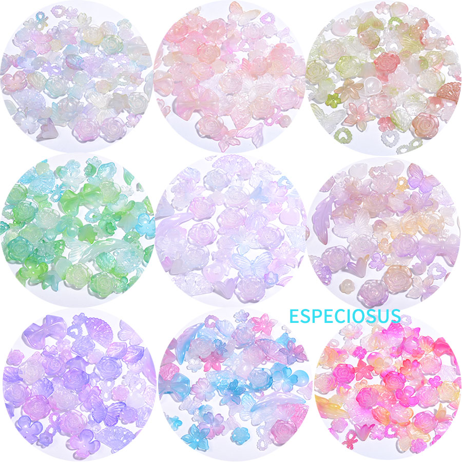 亚克力混款果冻珠散珠子花朵隔珠