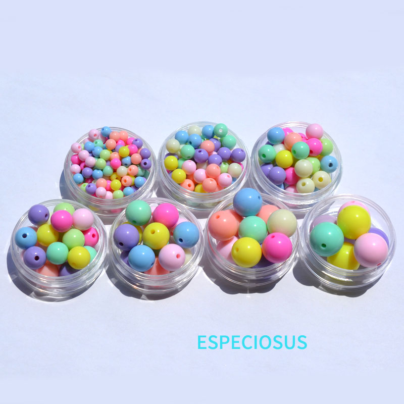 春天色ESPECIOSUS亚克力圆形珠子