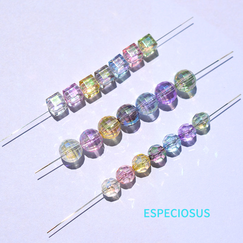 ESPECIOSUS亚克力电镀方形珠子