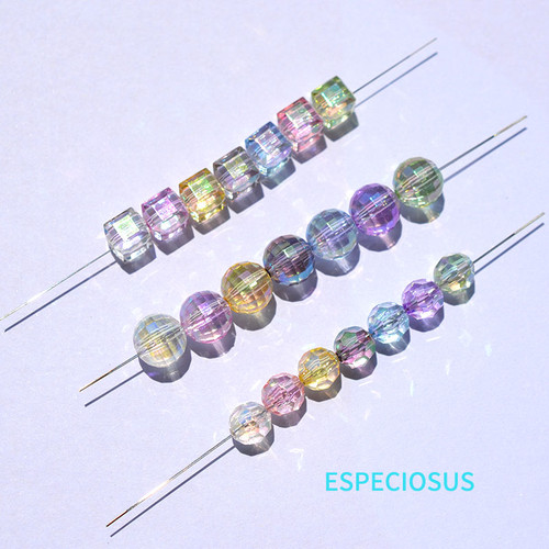 ESPECIOSUS亚克力电镀方形珠子