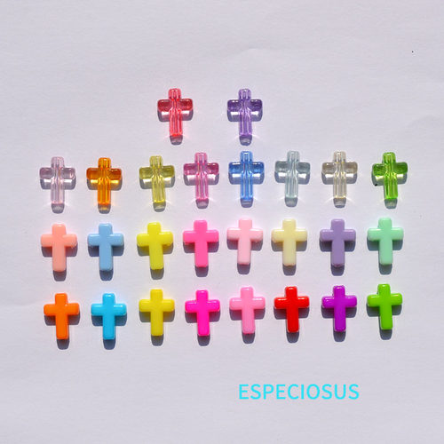 十字架ESPECIOSUS亚克力手链珠子