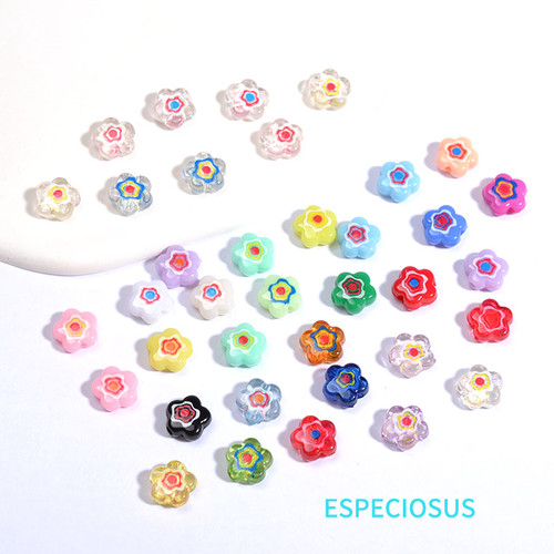 ESPECIOSUS亚克力千花花朵散珠子