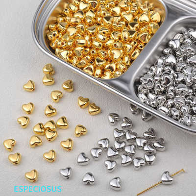 手链电镀光面金色DIY串珠材料CCB