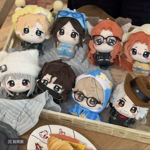 三角洲玩偶10cm棉花娃娃鼠鼠豆丁体同人二创玩偶公仔毛绒玩具