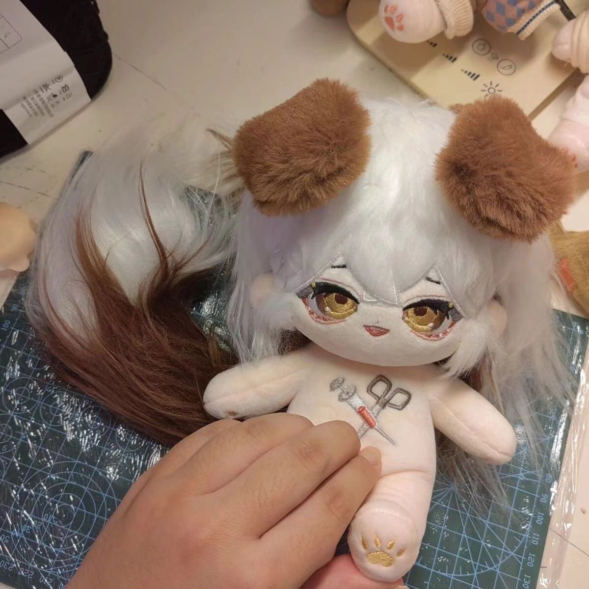 重返未来1999周边二次元玩偶原创正版兔毛手袋20cm棉花娃娃