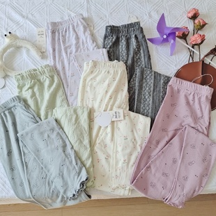 包邮 日单新款 内穿外搭舒适高品质两条 长裤 tutu棉质柔软女士打底裤