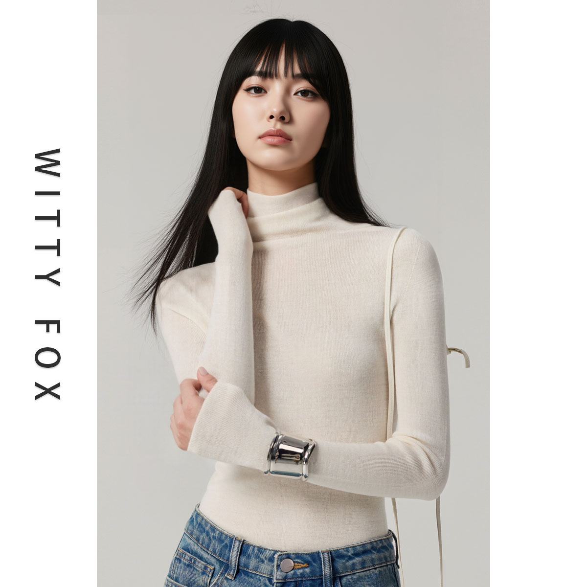 WITTYFOX无缝一体打底衫