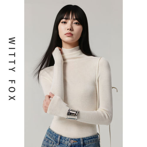 WITTYFOX无缝一体打底衫