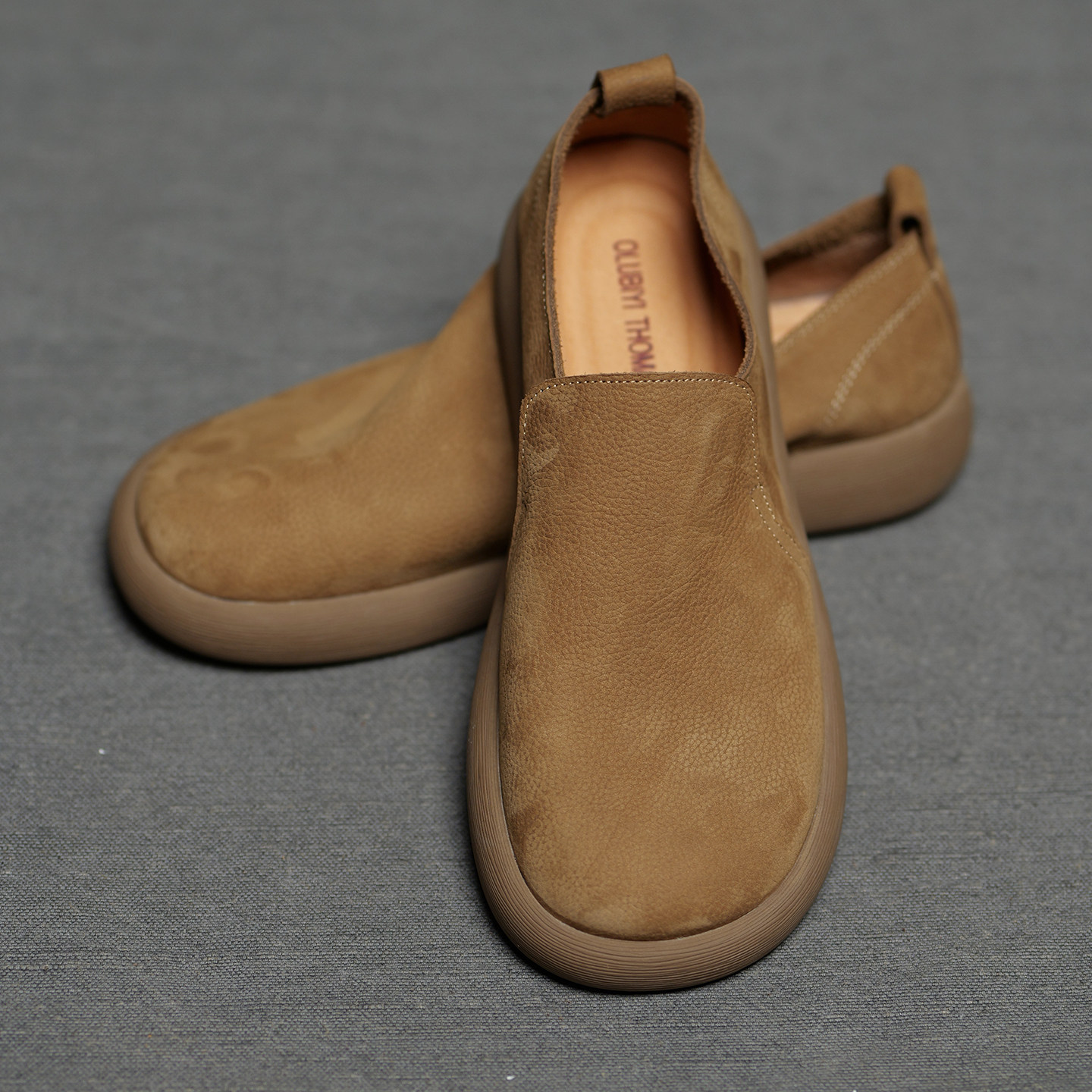 秋季透气真皮男士休闲皮鞋一脚蹬透气乐福鞋豆豆鞋单鞋时尚懒人鞋,流行男鞋,乐福鞋（豆豆鞋）,淘宝优惠券,粉丝福利购,淘宝优惠卷