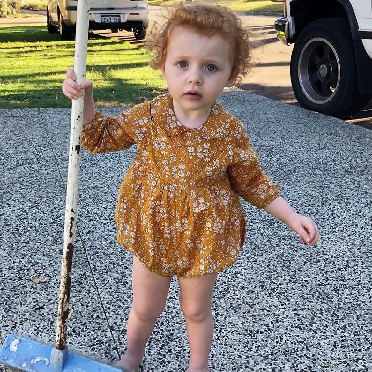 INS春秋婴儿童田园小碎花印花长袖连体哈衣女宝宝娃娃领外出爬服|ruв категории Детская одежда, комбинезон/на одежду/Ха одежды - от Buy2taobao.com для оказания профессиональной услуги покупки агента Taobao