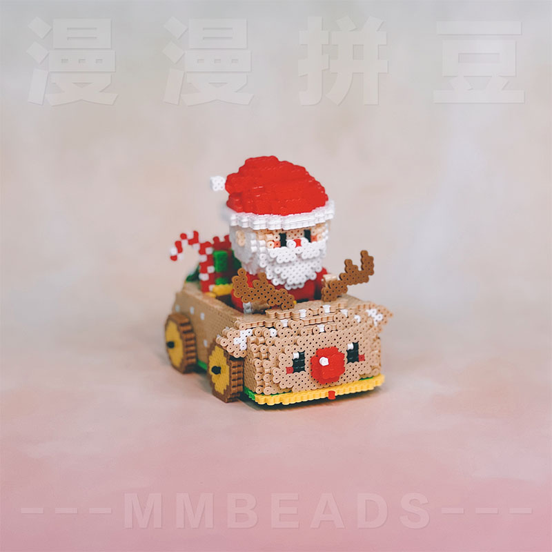 圣诞老人立体车车DIY材料包