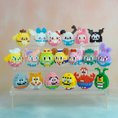 漫漫拼豆立体材料包可爱蛋仔系列