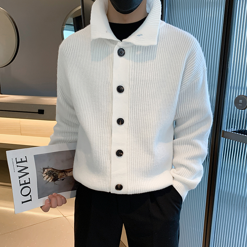 秋冬高端开衫英伦复古轻熟商务针织衫毛衣外套男6928P85控135，男装针织衫/毛衣，星座615（原A358-1）