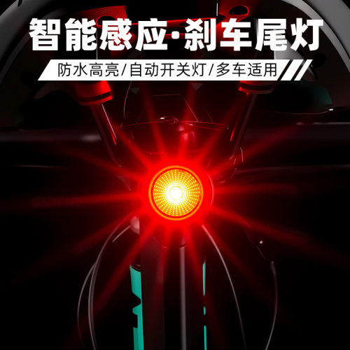 TOOKTRO自行车智能感应刹车尾灯