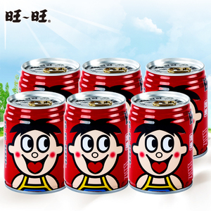 旺旺旺仔牛奶245ml*6铁罐装红罐原味早餐奶复原乳饮料品儿童礼物