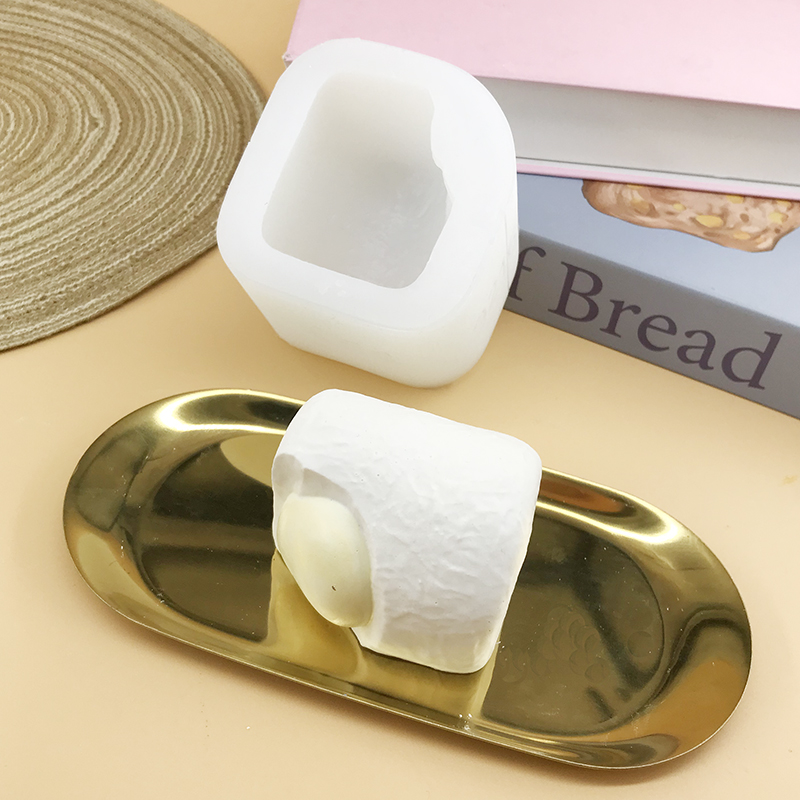 食品级硅胶捏捏模具流心棉花糖易脱模手工翻模制作石膏蜡烛磨具