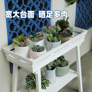 室外花架置物架阳台花架子客厅落地式绿植摆放架大花盆花架盆栽u.