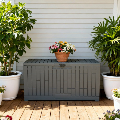 户外庭院大容量储物柜工具收纳柜防水防晒室外花园院子杂物工具柜