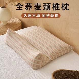 荞麦枕头成人家用颈椎枕头纯荞麦皮全荞麦壳枕芯三角组合枕助睡眠