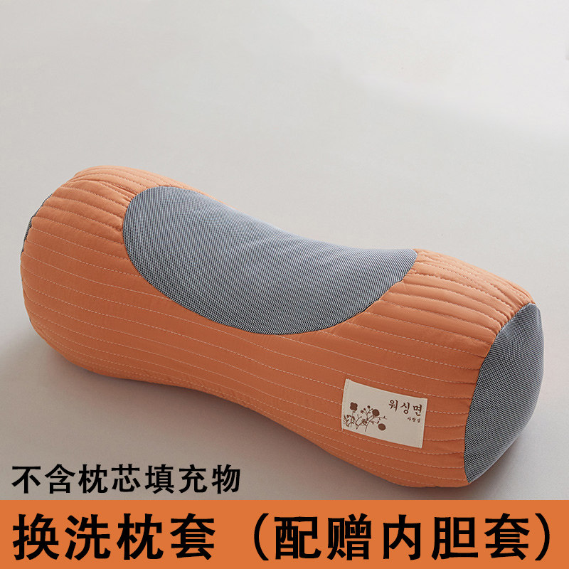 全棉格子枕套含枕芯套可装决明子荞麦壳散装填充物双层双拉链可拆
