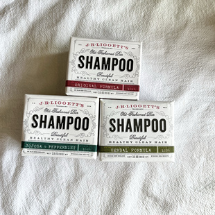 现货美国J.R. Liggetts老式洗发皂控油保湿清爽去屑薄荷玫瑰多选