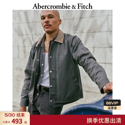 AF美式复古经典灯芯绒领巴恩风工装夹克外套26春男装132-5096