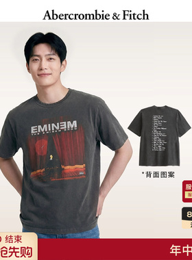 AF美式情侣时尚百搭潮流音乐棉质短袖T恤上衣26夏男装123-6112
