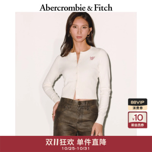 25秋冬新款 毛衣150 美式 针织开衫 5339 字母LOGO圆领长袖 AF女装