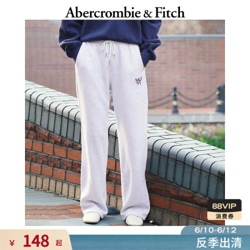 AF美式复古抓绒经典LOGO直筒运动卫裤长裤25秋冬女装147-5115