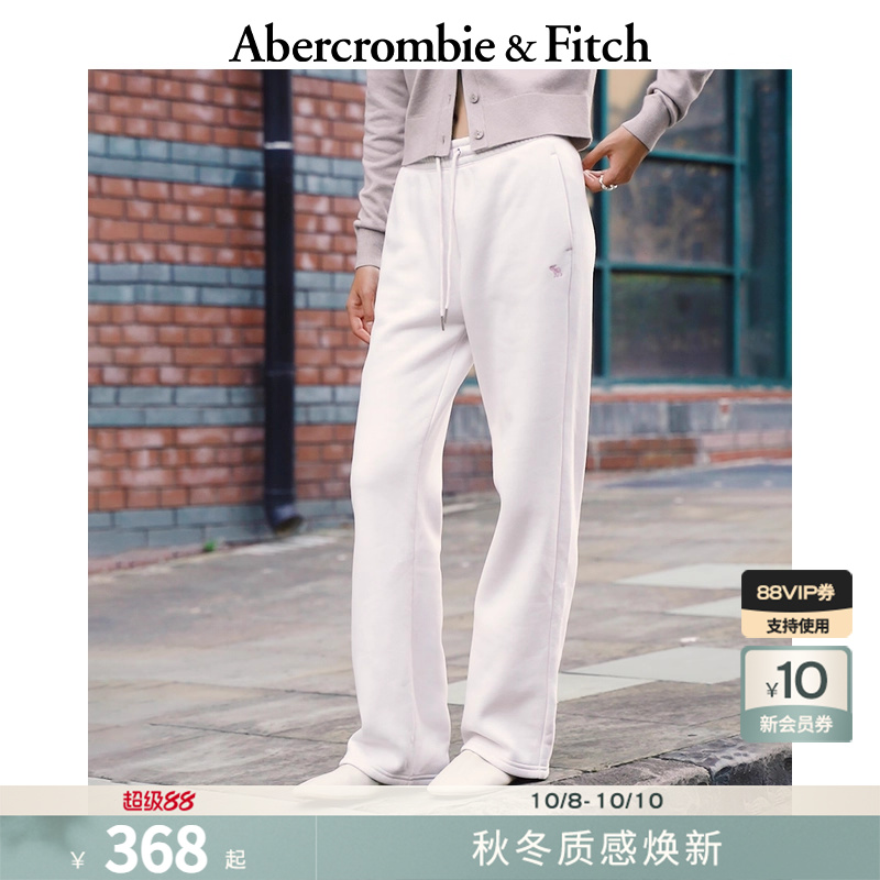 AF经典小麋鹿图案女装25秋冬新款美式百搭运动卫裤长裤147-5165