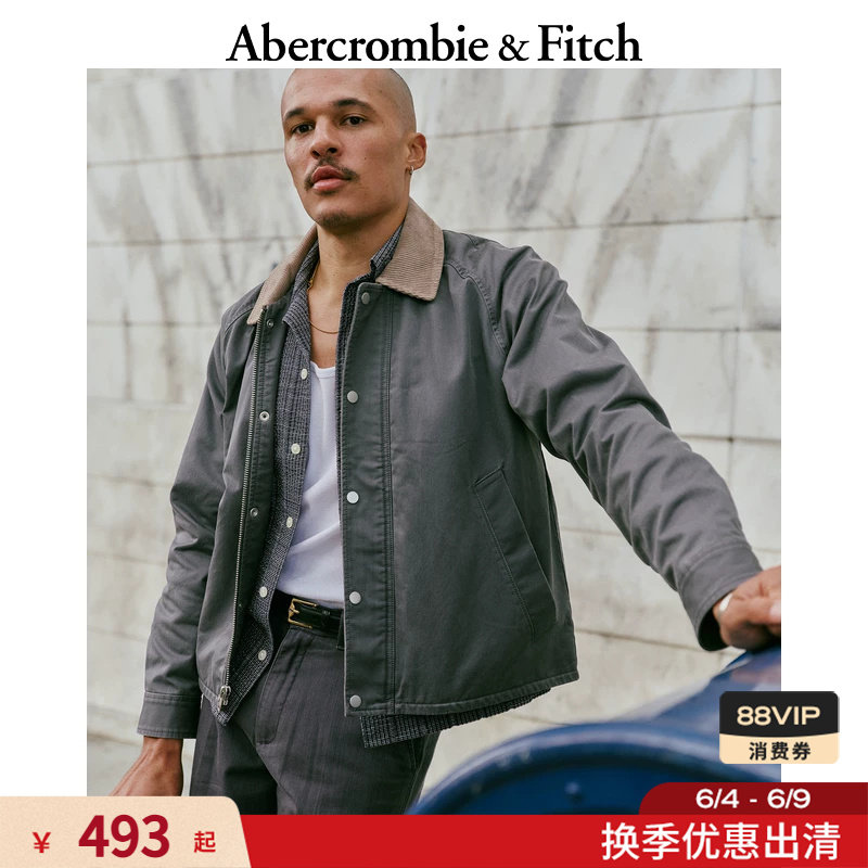 AF美式复古经典灯芯绒领巴恩风工装夹克外套26春男装132-5096