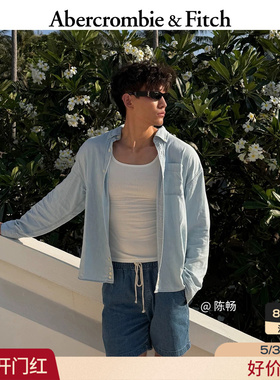 AF美式轻薄亚麻牛仔混纺水洗牛仔五分裤短裤26夏男装128-6357