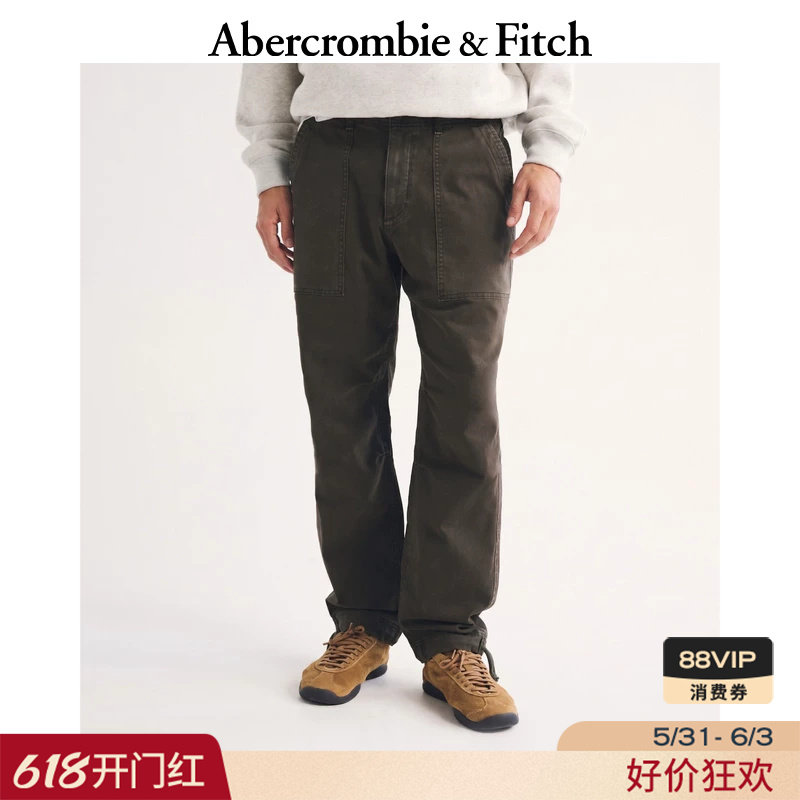 AF美式复古直筒潮流工装风伞兵裤休闲长裤26夏新款男装130-6172