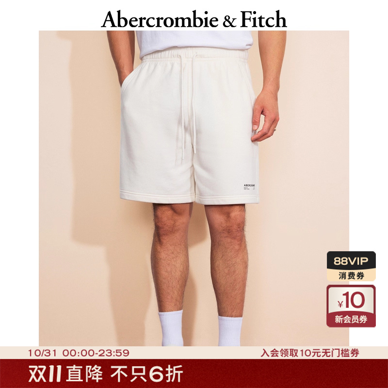 AF男装25夏季新款毛圈布美式运动风宽松LOGO五分裤短裤128-5078