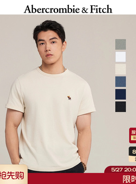 AF经典小麋鹿图案情侣柔软棉质短袖T恤上衣26春夏男装124-6014