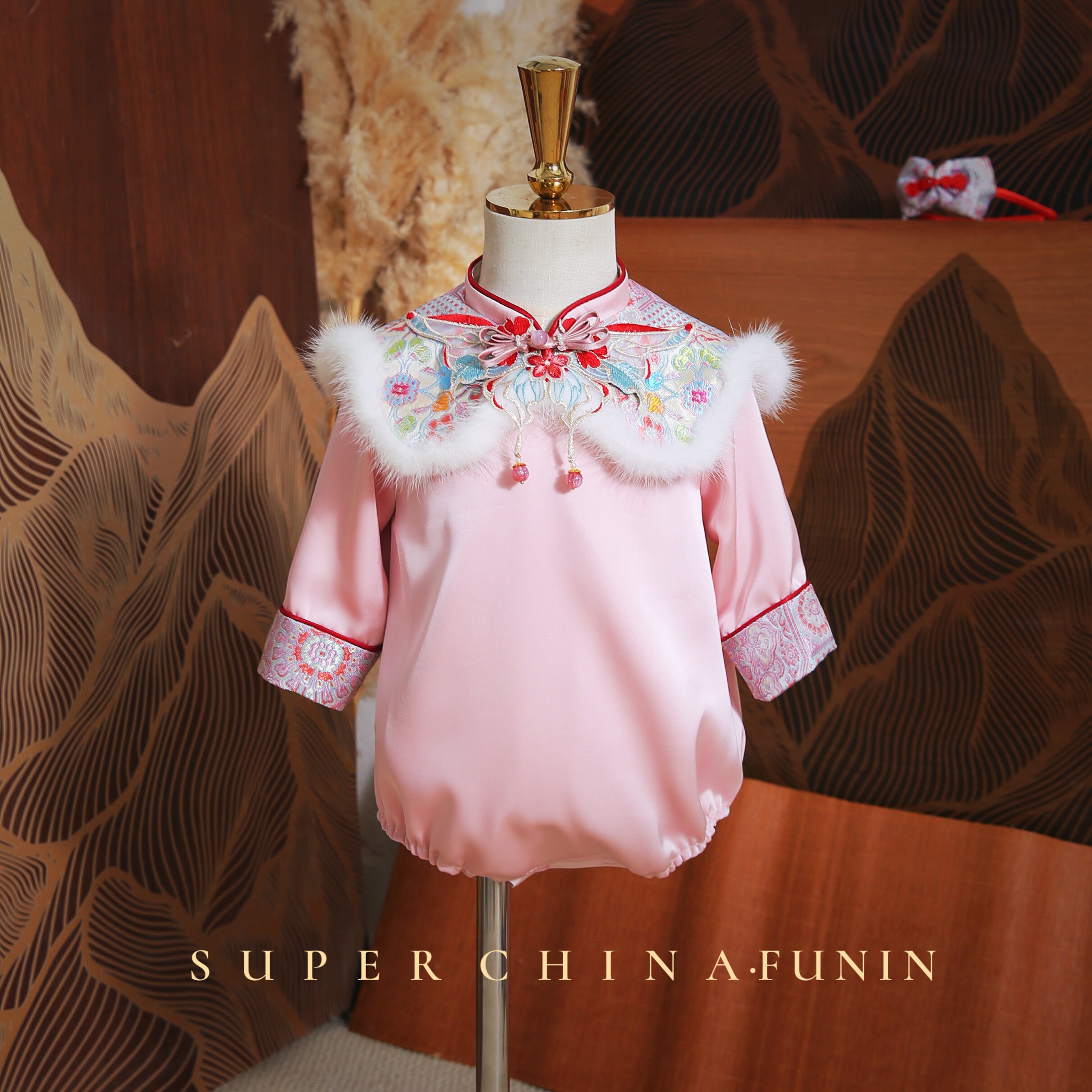 国风女童原旗袍周岁百日宴抓周国风唐装儿童中式满月包屁四季款,童装/婴儿装/亲子装,唐装,淘宝优惠券,粉丝福利购,淘宝优惠卷