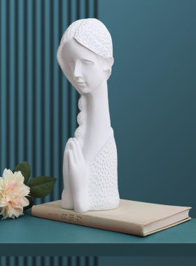 北欧祈祷少女天使摆件工艺品装饰摆件氛围烘托桌面橱窗装饰品