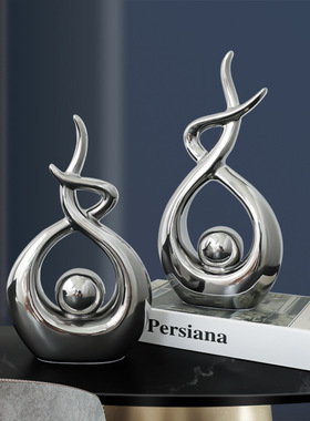 现代轻奢晨哥摆件客厅玄关电视柜创意办公室桌酒柜乔迁家居装饰品