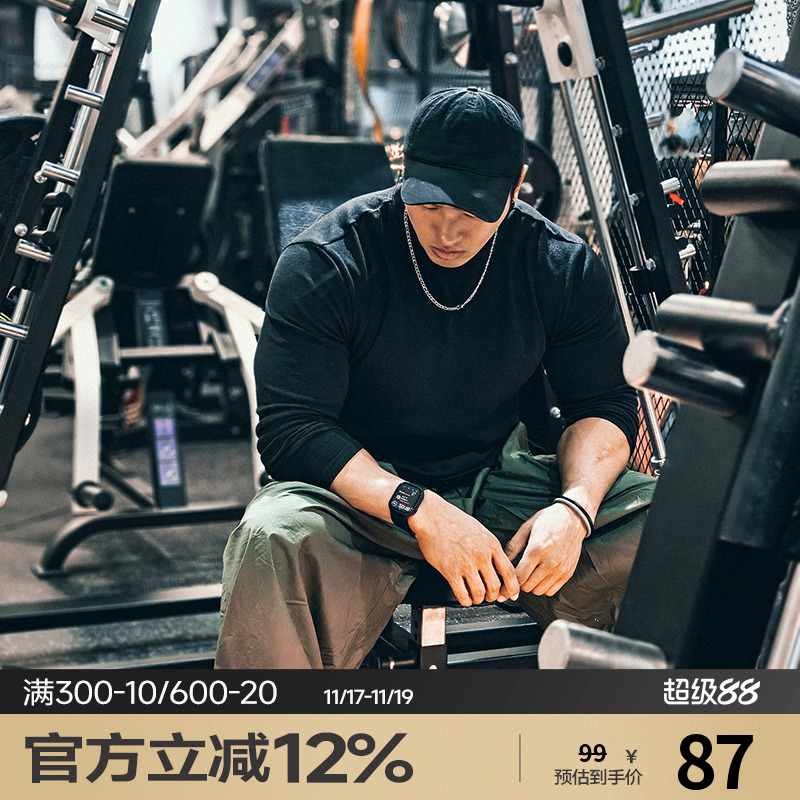 肌肉狗舒适亲肤潮牌新品运动长袖